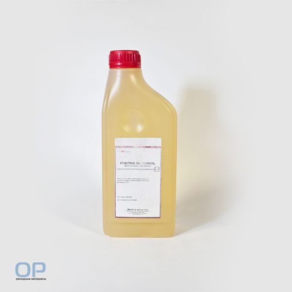 Льняное, осветленное печатное масло, 1л