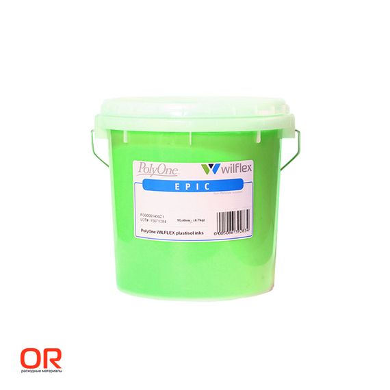 Краска Wilflex EPIC 90210 Super Fluorescent Green, 3,7 л