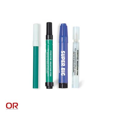 Kruse Positive Deletion Pens, Medium, карандаши минус-корректуры в пластмассовом корпусе для позитивных пластин
