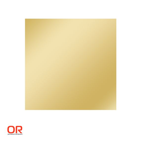 Фольга серия OR 507 Gold 107-1, бледное золото глянец, 640 мм x 120 м