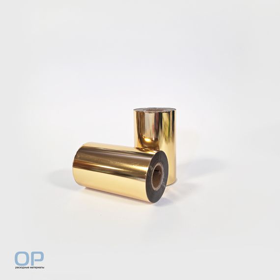 Фольга HX серия OР F888 Gold 105, классическое золото глянец, 100 мм x 120 м